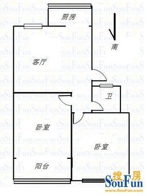 北于家小区户型图