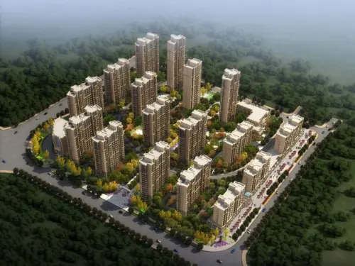 南金奥林星城效果图鸟瞰图