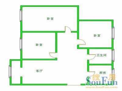 毛巾厂宿舍户型图