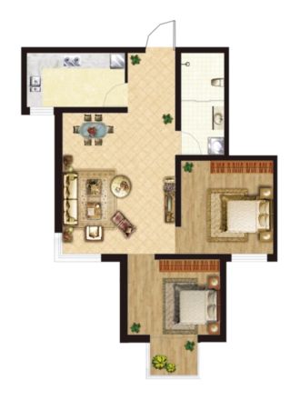 兰汀竹溪户型图