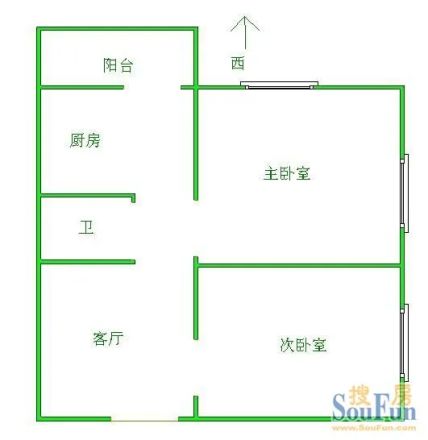 瀍河工商银行家属楼户型图