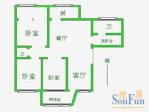 龙鳞路1号院户型图