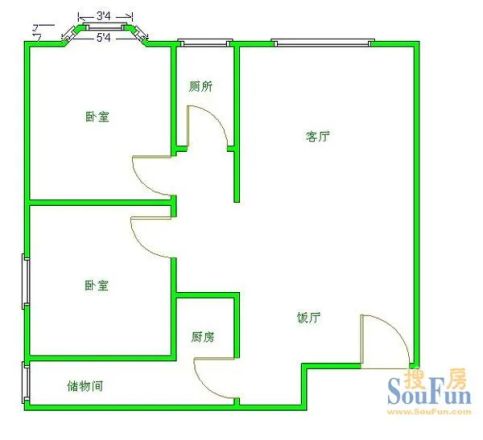 报社家属院户型图