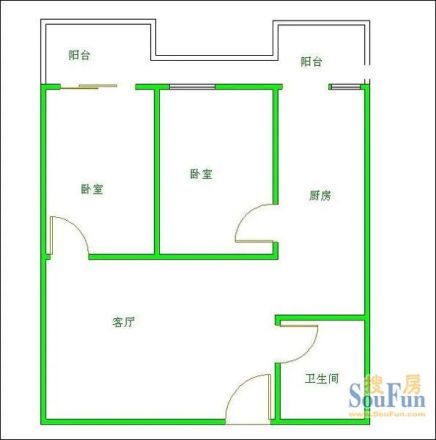 报社家属院户型图