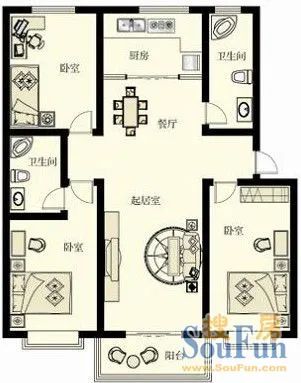 宜家花园户型图