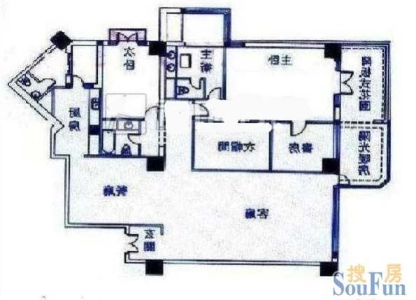 东方之子商住楼户型图