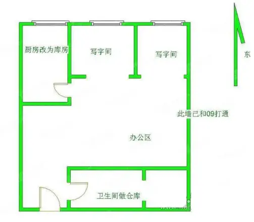 知春大厦住宅户型图