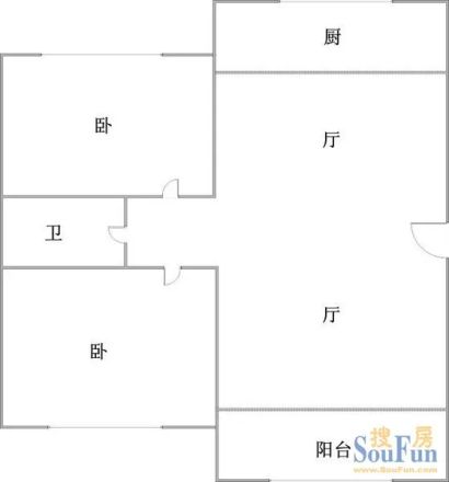 威华公寓户型图