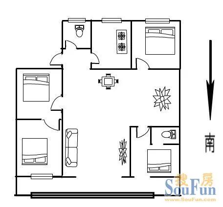 于家园三区户型图
