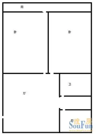 道德北街宿舍户型图
