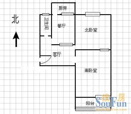 南辛庄西路253号院户型图
