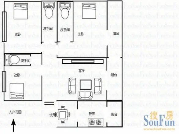 大朗毛织贸易中心公寓户型图