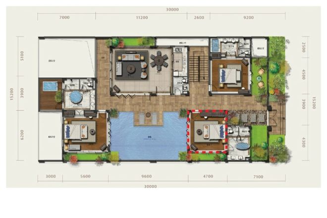 申亚亚龙湾壹号户型图