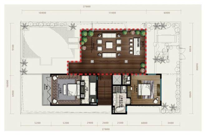 申亚亚龙湾壹号户型图