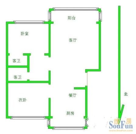 行署路16号户型图