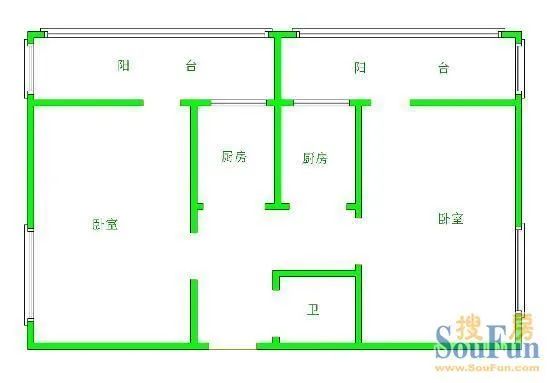 哈尔滨软件园小区户型图