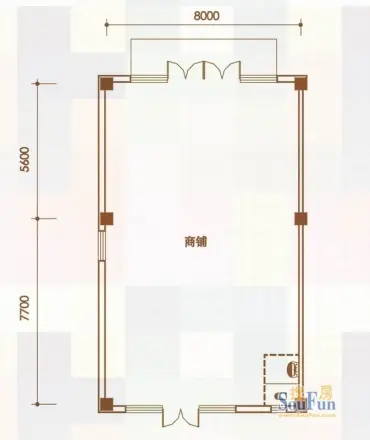 华凯大厦写字楼户型图