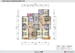 香林水岸3室2厅1厨1卫建面97.7㎡