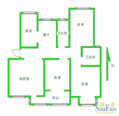 审计厅宿舍户型图