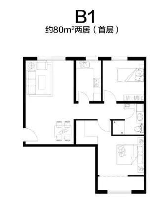 首创悦都汇户型图