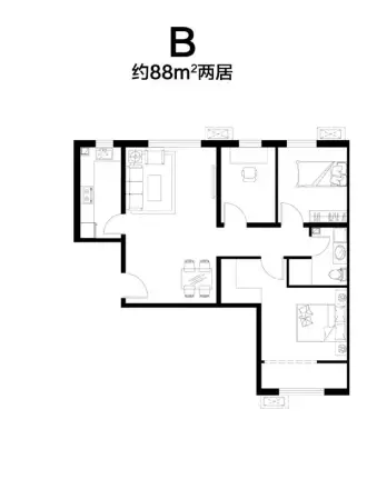首创悦都汇户型图
