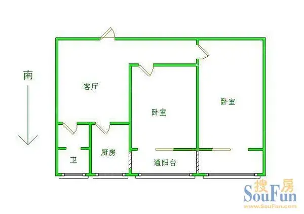 裕华路人行宿舍户型图