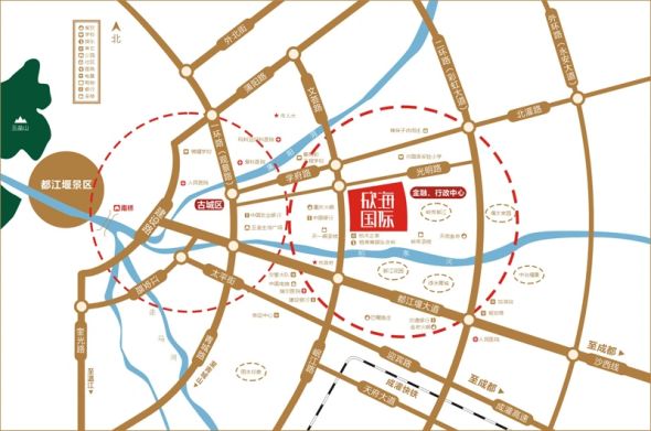 欣海国际交通图