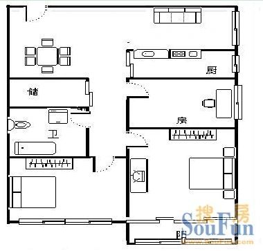 广西人才大厦户型图