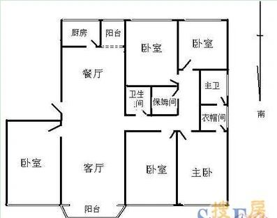 向南居如苑户型图