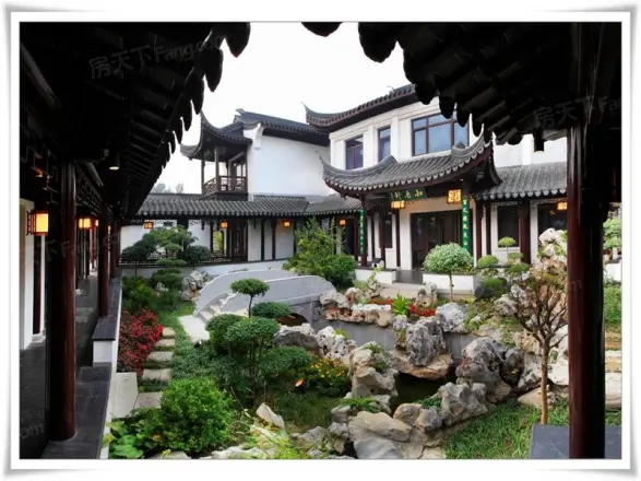 华彬江南锦实景图
