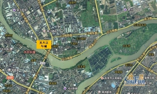 光大江与城交通图方位图
