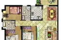 丁字桥铁路局宿舍户型图