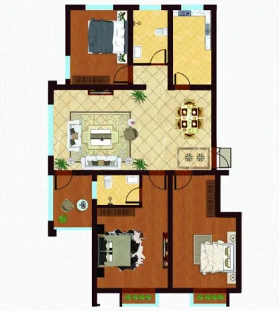 明珠商住楼户型图