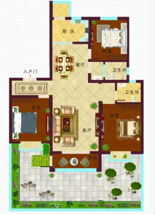 明珠商住楼户型图
