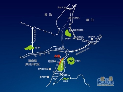 南太武高尔夫澎湖湾交通图区位图