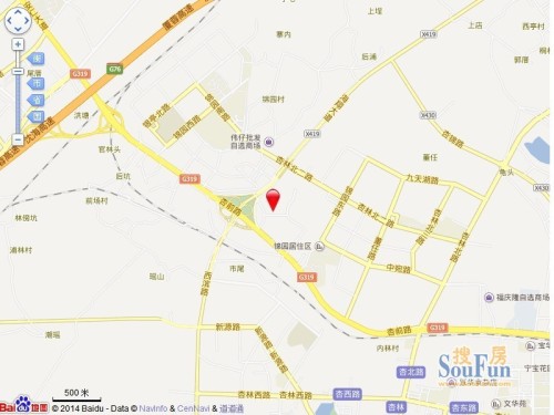 中海锦城国际交通图电子地图