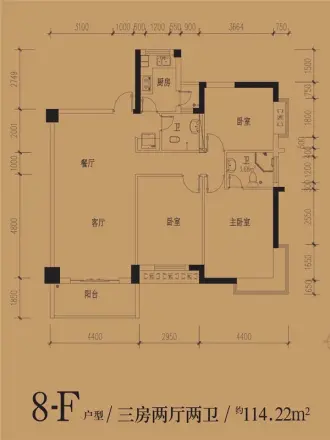 南国名门户型图