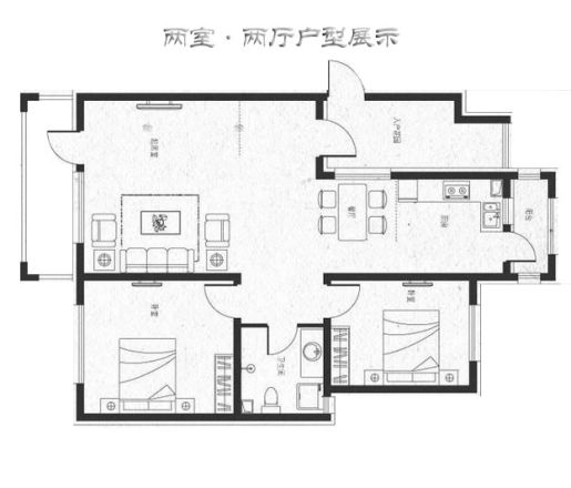 威华公寓户型图