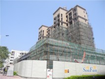 中誉南岸公馆1#楼工程进度（2014.4.10）