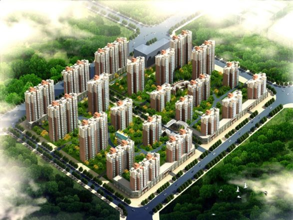 盛京金碧苑实景图