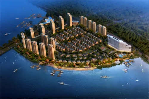 艺邦·山水城效果图鸟瞰图
