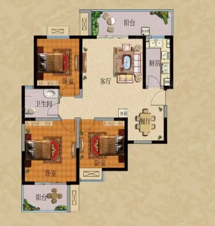 康盛大厦户型图