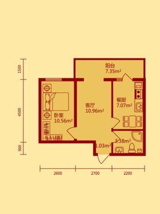 文化帝景户型图