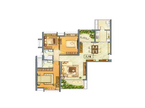 珠江壹城·国际城别墅户型图