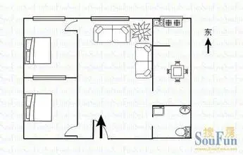 国税局家属院(下水巷)户型图