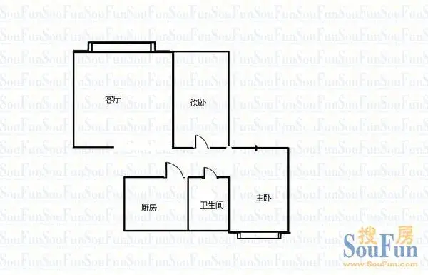 国税局家属院(下水巷)户型图