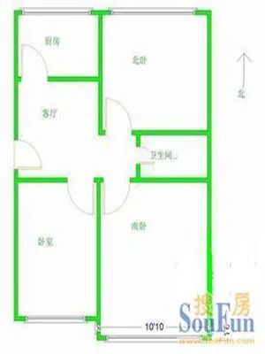 青年公寓户型图