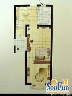 青年公寓户型图