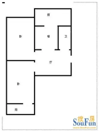 西北街家属楼户型图