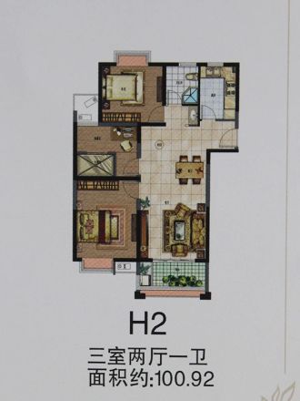 富建·名河雅居户型图